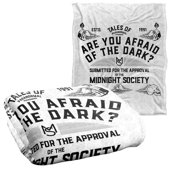 are You Afriad of The Dark? Blanket, 50"x60" Tales of Paranormal Silky Touch Super Soft Throw Blanket