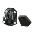 thumbnail image 4 of Componente de soporte de almohadilla de patada de motocicleta componente de montaña de montaña de pata de la cola de patada extensión de la placa de Negro, 4 of 8
