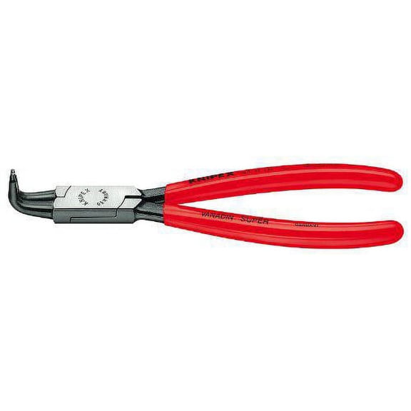 KNIPEX 44 21 J41 SBA Retaining Ring Pliers,0.125In Tip,90 Deg
