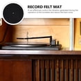 thumbnail image 4 of KONTONTY 2Pcs Turntable Platter Mat Black Felt Record Protective Pad Anti Static Disc, 4 of 4