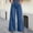 *Blue, variant on ClodeEU Women's High Waisted Wide Leg Jeans, Casual Vintage Loose Fit Denim Pants with Pockets Black,Women's Plus L