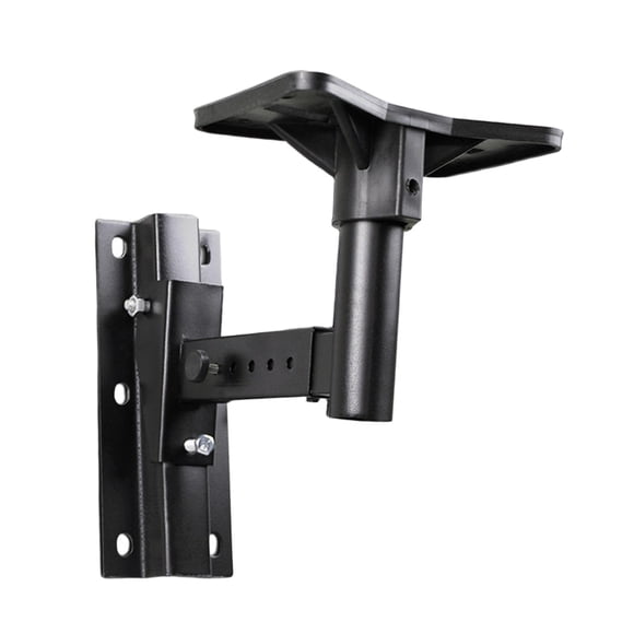 Soporte de pared para altavoz, base metálica, fácil instalación, universal, soporte de hierro para altavoces pequeños, ideal para hoteles y oficinas.
