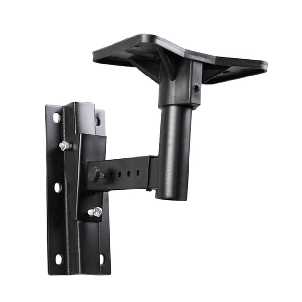 Soporte de pared para altavoz, base metálica, fácil instalación, universal, soporte de hierro para altavoces pequeños, ideal para hoteles y oficinas.
