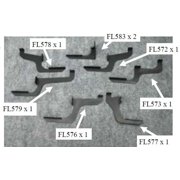 Owens Products Running Board Mounting Bracket Kit For 6838114W-01 15-18 Ford Fits select: 2015-2019 FORD TRANSIT