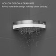 thumbnail image 3 of 2-Pack Corner Shower Caddy Shelves - Bathroom Storage Organizers for Shampoo, Conditioner, Soap, and More - Removable, No-Drill Design for Easy Instal, 3 of 4