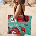 thumbnail image 4 of Gaming Among-Us Imposter Crewmate Picnic Blankets,59x59 Waterproof Picnic Mat,Beach Blanket,Foldable Camping Blanket Portable with Carry Strap for Beach Mat Outdoor Camping Party, 4 of 4