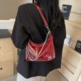 thumbnail image 4 of Bolso Mano Informal para Mujer Sencillo Con Correa Ajustable Gran Capacidad PU, 4 of 8
