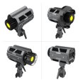 thumbnail image 2 of CL100X Studio COB Photography Light 110W Bi-Color Temperature LED Video Light 2700K-6500K CRI97+ Dimmable 10 Lighting Effects APP Control with Bowens Mount Reflector Carrying Bag for Vlog L, 2 of 7