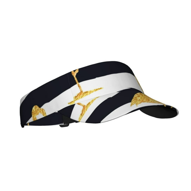 Balery Gold Flamingo Gorra deportiva con visera ajustable para mujer y hombre (talla única)
