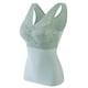 thumbnail image 1 of Qarigey Lencería sin costuras con cuello en V para mujer, ropa transpirable para invierno y otoño para niñas, ropa interior térmica de diseño Simple Ropa interior Verde XXXL Qarigey AP013425-12, 1 of 6