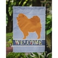 thumbnail image 3 of Carolines Treasures BB5555GF Chow Chow Welcome Flag Garden Size  Small multicolor, 3 of 3