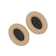 thumbnail image 5 of Seitruly Almohadillas para los oídos Cojines para auriculares Auriculares montados en la cabeza Funda de malla para orejeras Reemplazo para QC35 Type2 NO2, 5 of 5