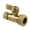 Brass, variant on Kingston Brass KF5335 5/8-Inch O.D. Comp x 3/8-Inch O.D. Comp Quarter-Turn Straight Shut-Off Valve in Polished Chrome