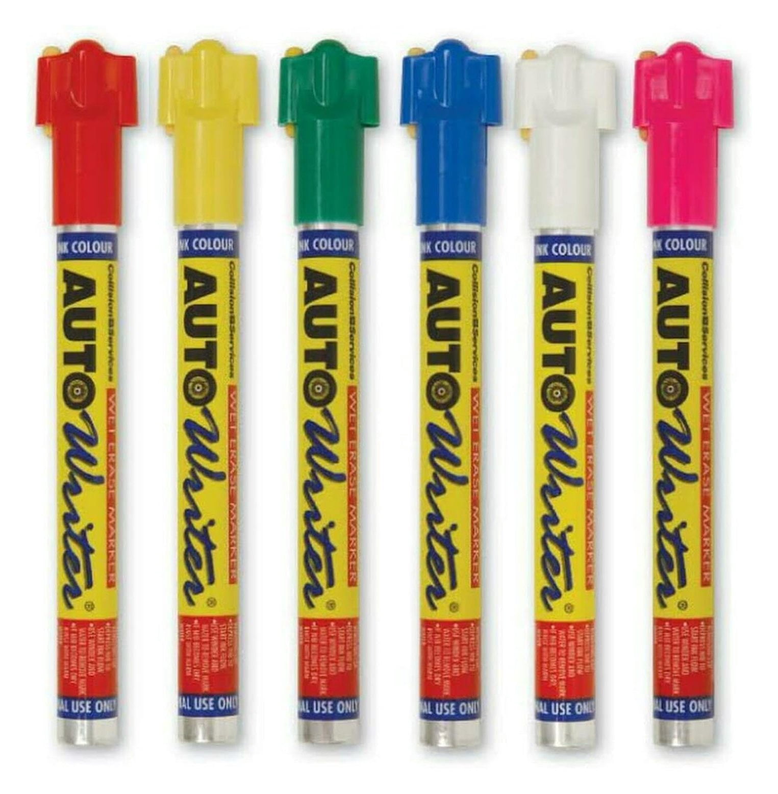U.S. Chemical & Plastics AUTOWRITER Auto Writer PENS ASSORTMENT (USC-37000) - 6 Pens