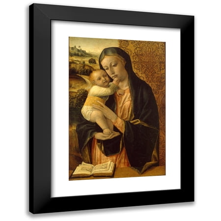 Vincenzo Foppa 11x14 Black Modern Framed Museum Art Print Titled - Virgin and Child