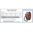 thumbnail image 6 of Gelante Mens Leather Belt - One Piece Top Grain Thick Heavy Duty 38017-Brown-S, 6 of 6