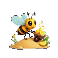 thumbnail image 5 of Vibrant Stationery Stickers Bee Kids Stickers Toy Lemon Graffiti Decals for Laptops Notebooks Phone, 5 of 9
