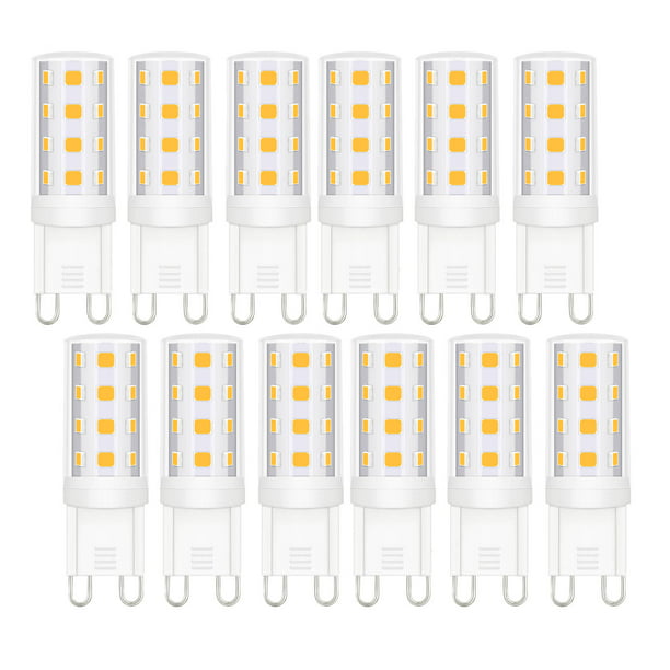 Ymam.Light LED G9 Dimmable Light 3W 40W Equivalent Halogen Bulb, 4000K Cool White G9/Bi-Pin Base (Set of 12) - Walmart.com