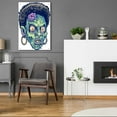 thumbnail image 5 of Epic Art 'Zombie Pattern Head 11' by Flyland Designs, Acrylic Glass Wall Art, 24"x36", 5 of 8
