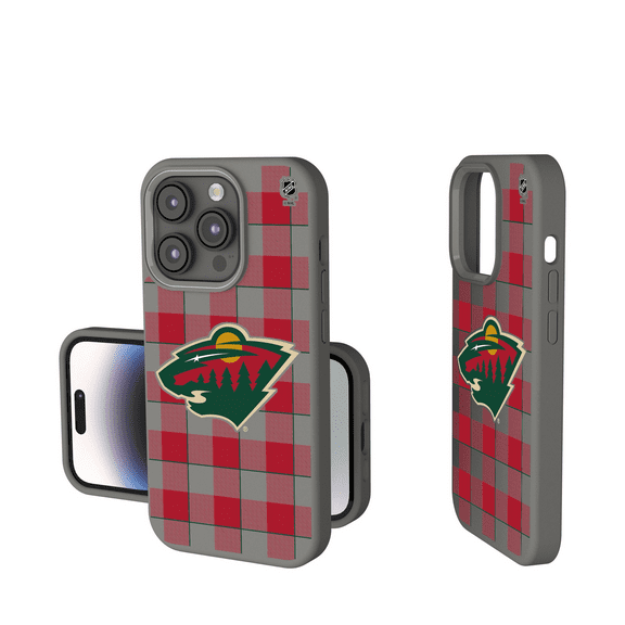 Keyscaper Minnesota Wild Plaid Soft Touch iPhone Case