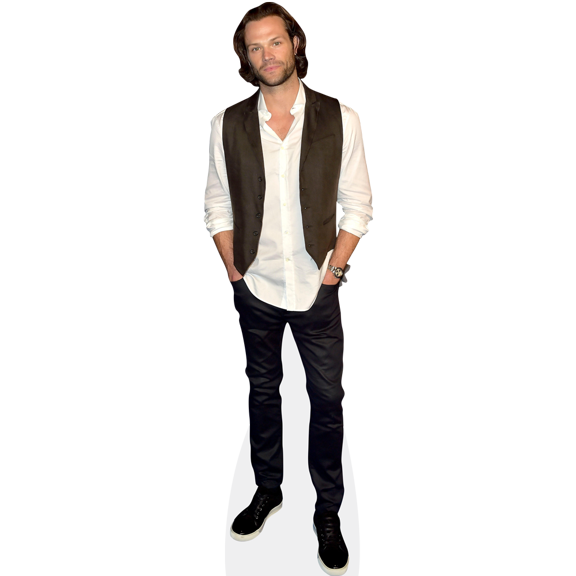 Jared Padalecki (Waistcoat) Lifesize Cardboard Cutout Standee