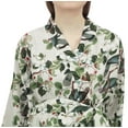 thumbnail image 2 of Bimba Moms Printed Off-White Maternity Robe With Belt Nursing Sleepwear-8, 2 of 4