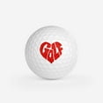 thumbnail image 3 of Uther Pro Soft Icon Golf Balls (Golf Love) ‚ Engineered for Pro Distance, High Trajectory + Spin & Soft Feel (Pack of 12), 3 of 3