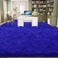 thumbnail image 6 of Janvonne Area Rugs for Living Room，Soft Fluffy Shaggy Bedside Rug,Indoor Floor Carpet for Bedroom Dorms, Nursery Rooms, Home Decor,9x12ft,Bright Blue, 6 of 8