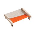 thumbnail image 3 of Estante para ventana de gato, cama para gato, silla colgante para gato desmontable estable, cama colgante, hamaca para ventana, alféizar, dormitorio, naranja gris Salvador Percha de ventana de gato, 3 of 10