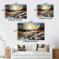 thumbnail image 4 of Designart "Sky Euphony In Winter I" Landscapes Floater Framed Canvas Art Print, 4 of 7
