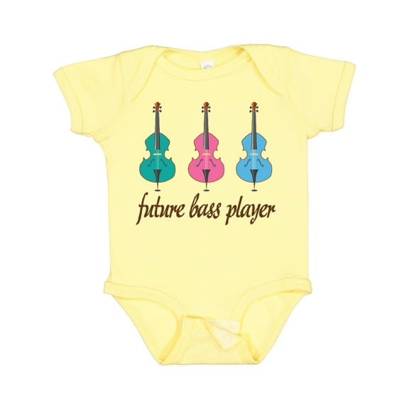 Inktastic Bass Player Kids Future Boys or Girls Baby Bodysuit