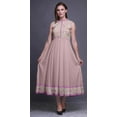 thumbnail image 2 of Bimba Dawn Pink Floral Indian Kurtis For Women Solid Readymade Anarkali Dress Printed Indian Kurti X-Large, 2 of 6