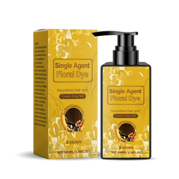Pisexur Belleza Maquillaje Champú nutritivo de color vegetal para el cabello, color natural de larga duración, cobertura de canas, efecto instantáneo en minutos, suaviza y para mujeres y hombres