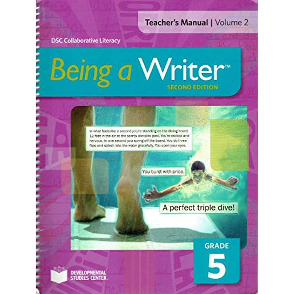 Pre-Owned Being a Writer Second Edition, Grade 5, Teacher's Manual, Volume 2, 9781610032469,1610032462, 2014, 9781610032469, 1610032462, Paperback,