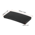 thumbnail image 2 of Unique Bargains Square Vibration Isolation Mats 3.94 ' x 1.97 ' x 0.4', Black 4Pcs, 2 of 5