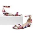 thumbnail image 4 of Sandalias de Cuña con Correa en el Tobillo y Estampado Floral para Mujer DREAM PAIRS Ingrid, 4 of 7