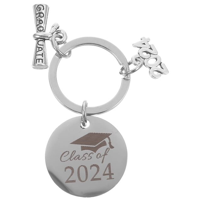 Llavero de graduación Graduación llavero metal colgante llavero de recuerdo anillo de llave de recuerdo