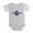 Heather Gray, variant on CafePress - Volleyball - Cute Infant Baby Football Bodysuit
