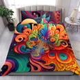 thumbnail image 3 of JUEGO DE CAMA PAVO REAL | ACIDMATH GUY, 3 of 4