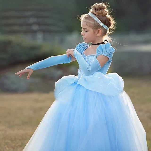 Vestidos de niña Cenicienta Navidad Año Nuevo Carnaval Disfraz de niña Vestidos de princesa Fiesta de bodas Vestidos de niña Ropa