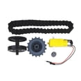 thumbnail image 1 of 2x Accesorios para de bricolaje Cinta transportadora de orugas con motor TT y ruedas motrices, kits de ensamblaje de robots de bricolaje, yotijar Pista de tanque de juguete, 1 of 7