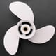 thumbnail image 3 of Boat Propeller 6G1-45943-00-El 8 1/2 X 7 1/2 For Yamaha Outboard Engine 6-8Hp Aluminum Alloy 3 Blade, 3 of 5