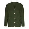thumbnail image 6 of Cardigan Sweaters for Women Long Sleeve Open Front Button Up Cable Knit Cardigans with Pockets Fall Winter Coat, 6 of 7