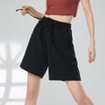 thumbnail image 2 of Yuyuzo Women's Wide Leg Shorts Summer Casual High Waist Solid Color Short Pants Ladies Loose Lounge Trousers, 2 of 7