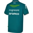 thumbnail image 2 of Aston Martin Cognizant F1 Men's Team Polo Shirt- Green, 2 of 9