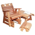 thumbnail image 1 of Cedar Country Hearts Rocking Glider Chair, 1 of 3
