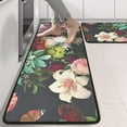 thumbnail image 2 of Kitchen Rugs Sets Of 2,Pioneer Flower Floral Print Pattern Anti Fatigue Kitchen Mat Rugs Non Slip Washable,Decorative Kitchen Floor Mats for Kitchen,Sink,Laundry,17"x47"+17"x47", 2 of 5