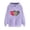 Purple, variant on Women's Clothing Trendy Top Ndbuld Women's Print Winter Hoodie Pullover Tops Long Sleeved Comfortable Sweatshirt ,Army Green,L