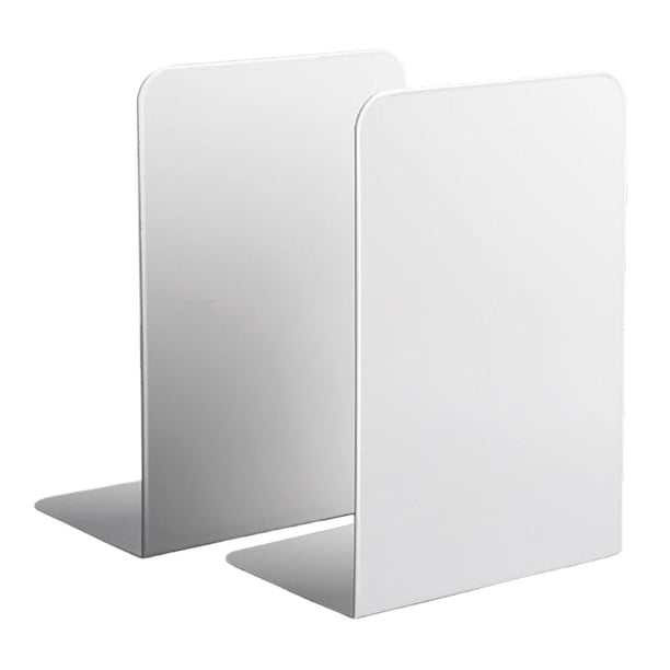 Sujetalibros en forma de L FLhrweasw separadores de libros gris claro 1 par