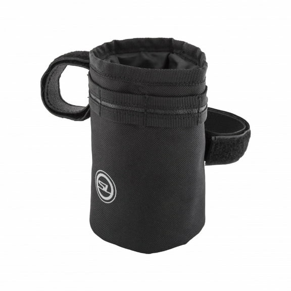 Sunlite HandleBar All-Sack Insulated Drink Holder 8x3.5in Black Hook & Loop Straps